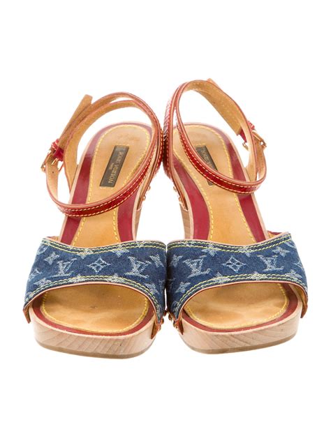 louis vuitton sandals on sale|denim louis vuitton sandals.